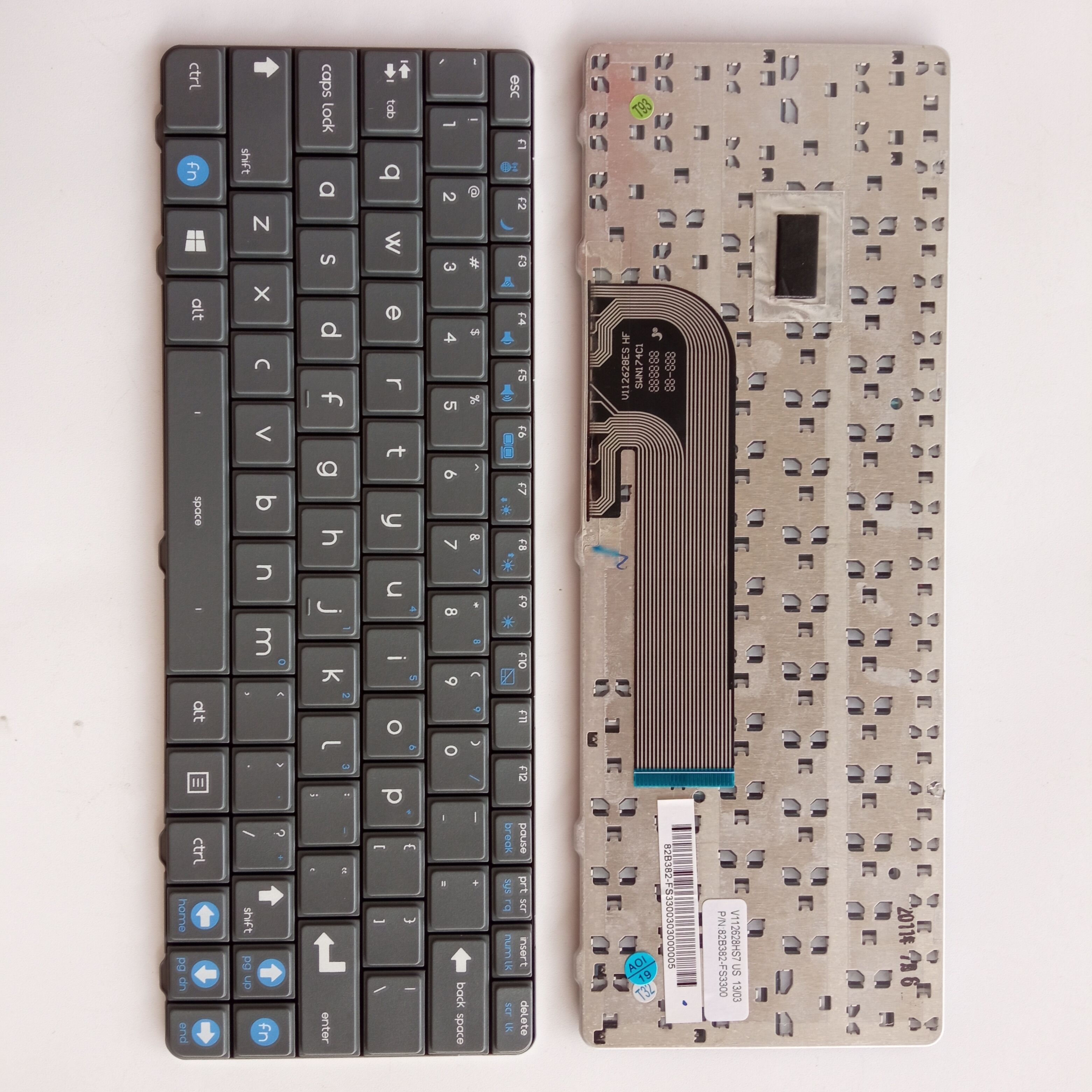 Picture of New Replacement Laptop Keyboard For N/A ES10 Grey US Layout